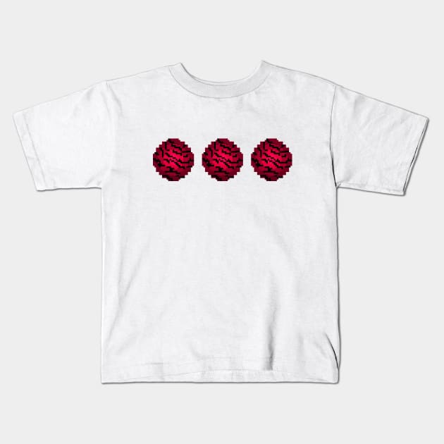 Swirls Swedish Meatballs Kids T-Shirt by felixbunny